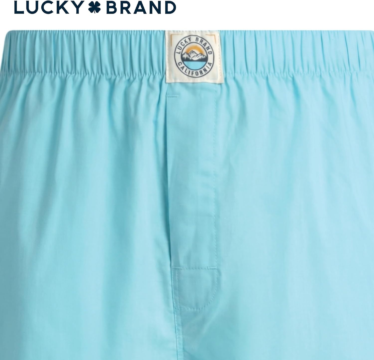 image:imageLucky Brand Mens Boxer Shorts 6 Pack Soft Cotton Relaxed Fit 4 Inseam Mens Underwear Boxers with Functional FlyPlaidMood IndigoSea Angel