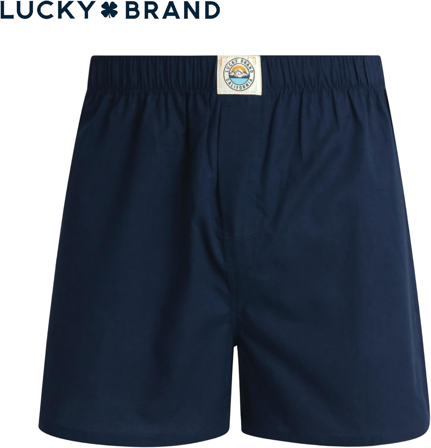image:imageLucky Brand Mens Boxer Shorts 6 Pack Soft Cotton Relaxed Fit 4 Inseam Mens Underwear Boxers with Functional FlyPlaidVintage Indigo PrintIndigo