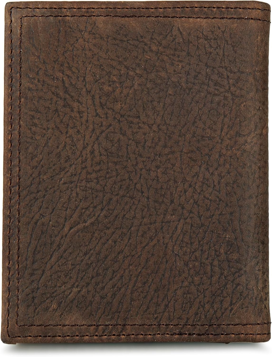 image:imageLucky Brand Mens Double Stitched Leather LFold Wallet ID Window Card Slots Billfold Design Genuine Leather Organization Durable Stylish Brown