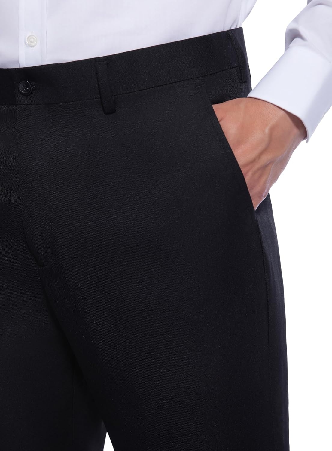 image:imageLucky Brand Mens Dress PantsStretch PolyesterBlack