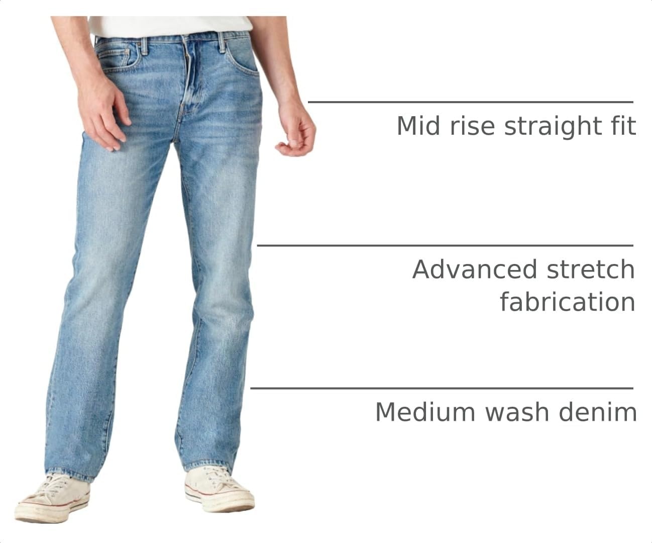 image:imageLucky Brand Mens Easy Rider Bootcut JeanGilman Blue