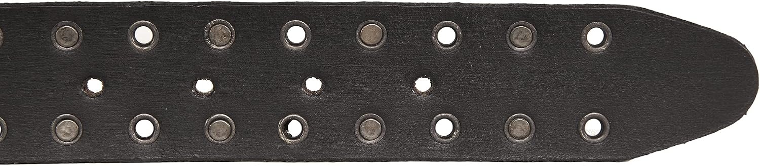 image:imageLucky Brand Mens Genuine Leather Belt Classic Casual Everyday Western American Heritage Metal BuckleGrommet and Stud Black