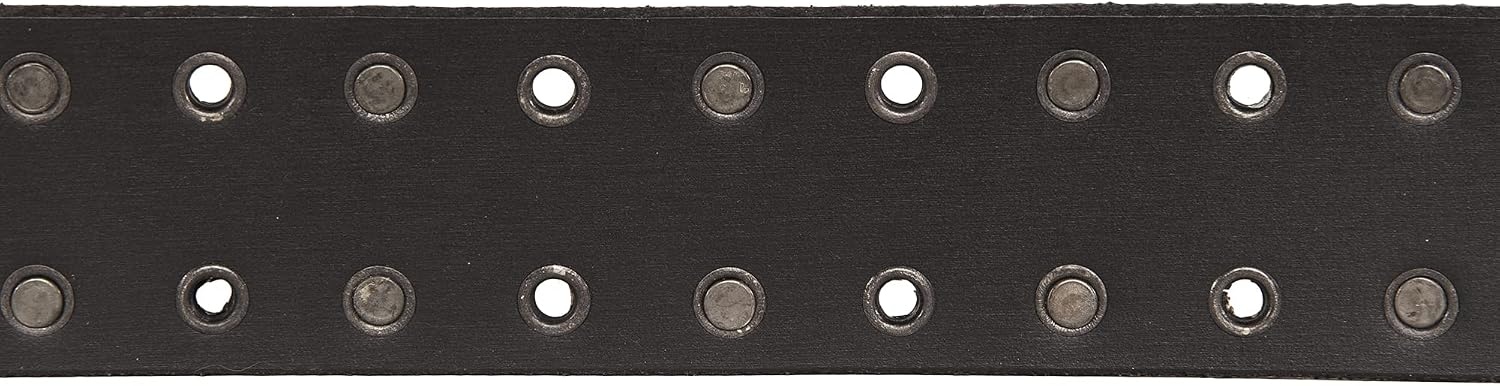 image:imageLucky Brand Mens Genuine Leather Belt Classic Casual Everyday Western American Heritage Metal BuckleGrommet and Stud Black