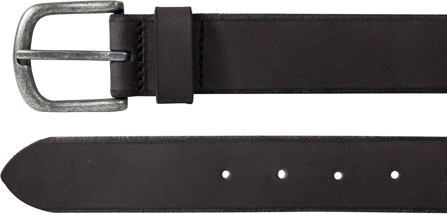 image:imageLucky Brand Mens Jeans Leather Belt Classic Casual Dress Everyday American Heritage Genuine Leather Metal BuckleBevelved Edge Black