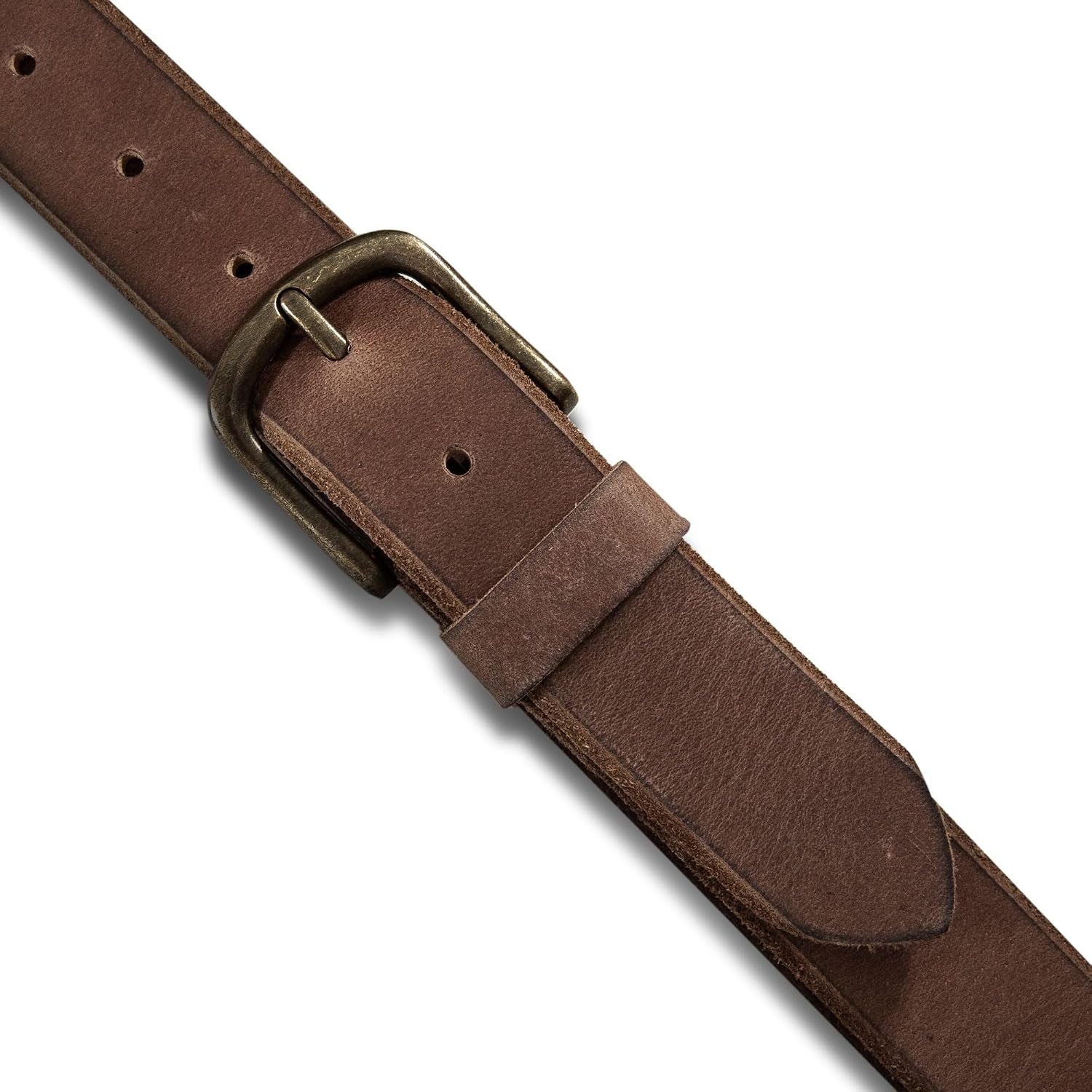 image:imageLucky Brand Mens Jeans Leather Belt Classic Casual Dress Everyday American Heritage Genuine Leather Metal BuckleBevelved Edge Brown