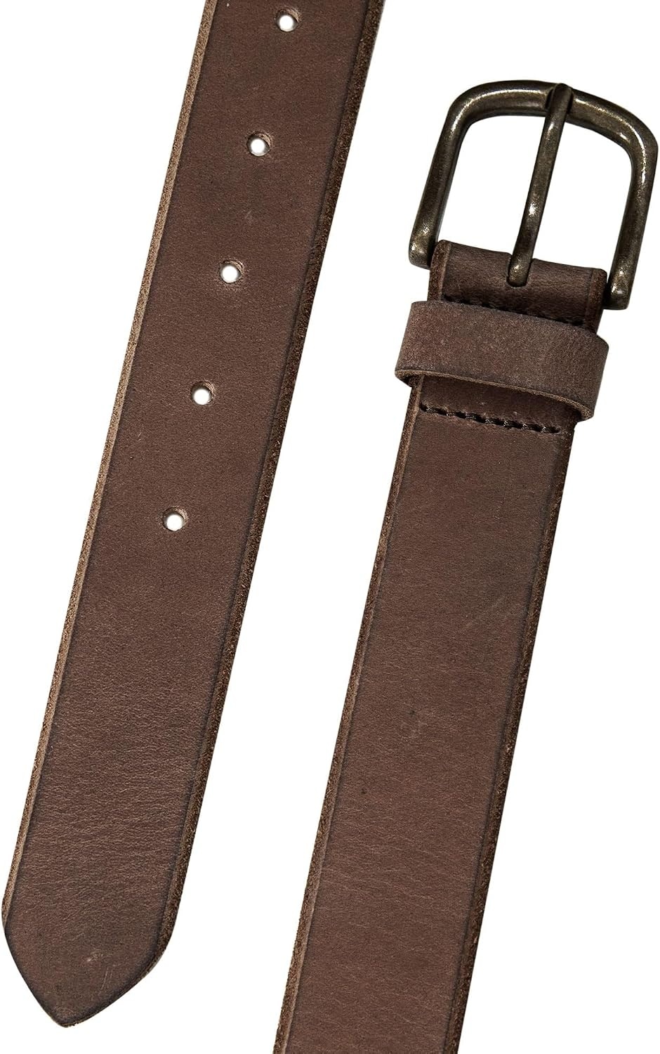 image:imageLucky Brand Mens Jeans Leather Belt Classic Casual Dress Everyday American Heritage Genuine Leather Metal BuckleBevelved Edge Brown
