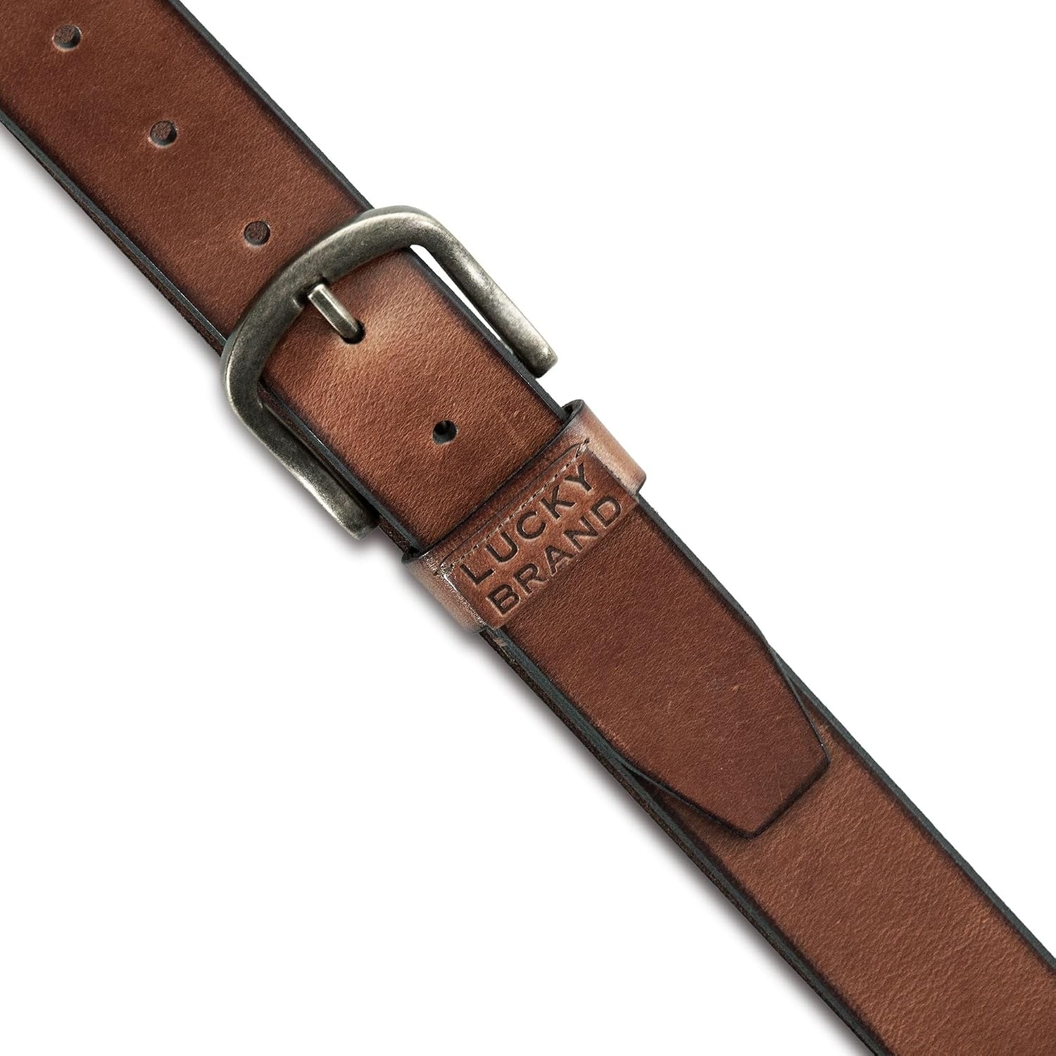 image:imageLucky Brand Mens Jeans Leather Belt Classic Casual Dress Everyday American Heritage Genuine Leather Metal BuckleClassic Tan