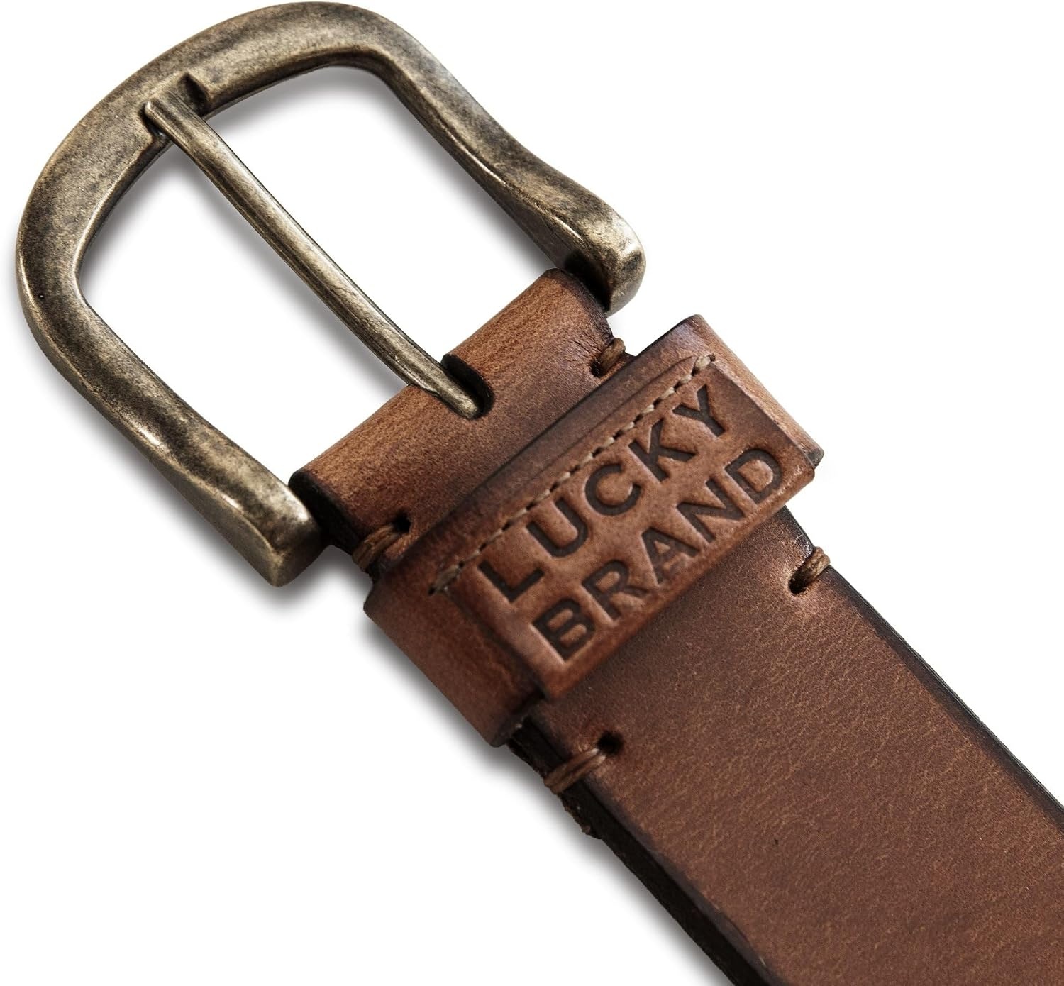image:imageLucky Brand Mens Jeans Leather Belt Classic Casual Dress Everyday American Heritage Genuine Leather Metal BuckleClassic Tan