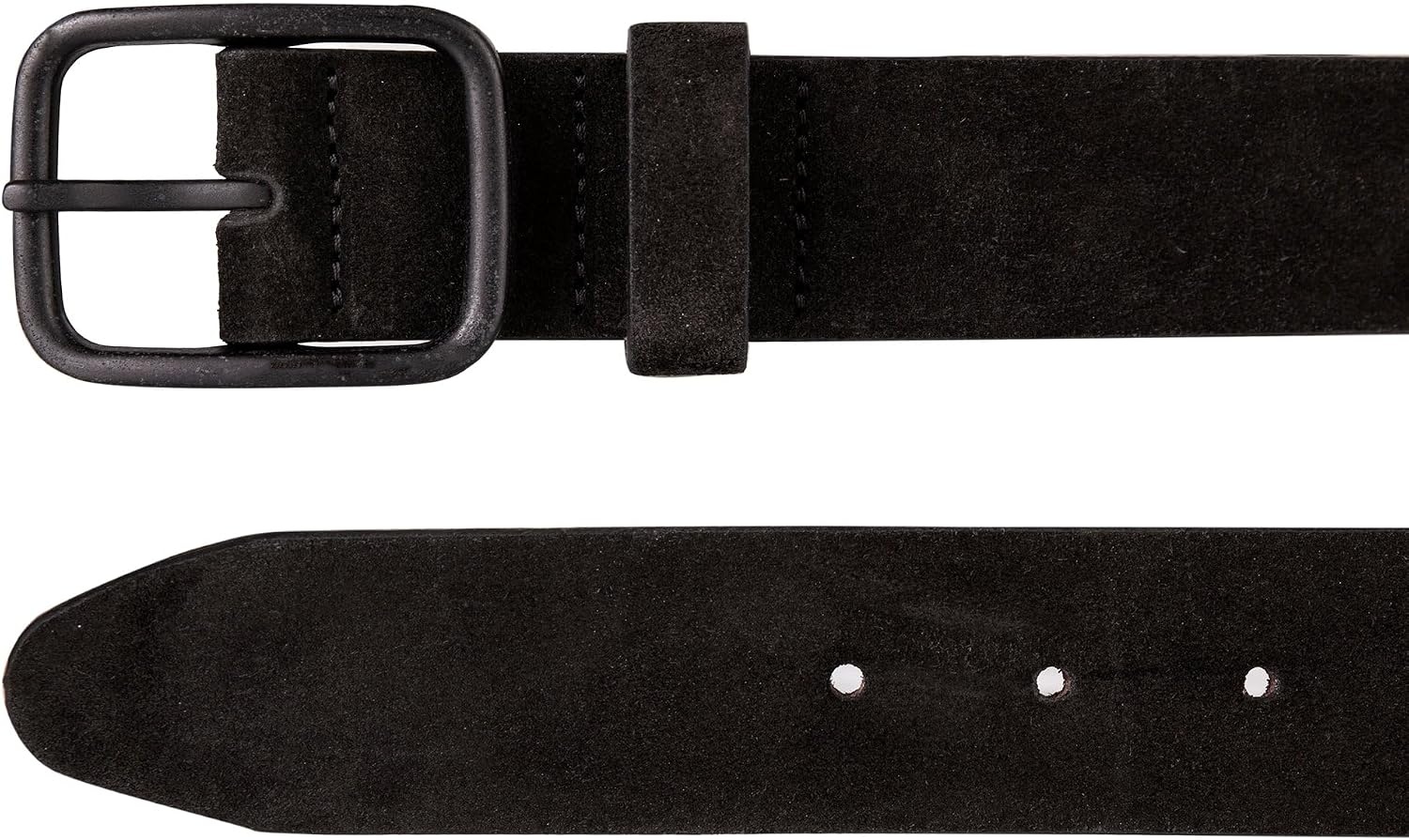 image:imageLucky Brand Mens Jeans Leather Belt Classic Casual Dress Everyday American Heritage Genuine Leather Metal BuckleDistressed Suede Black
