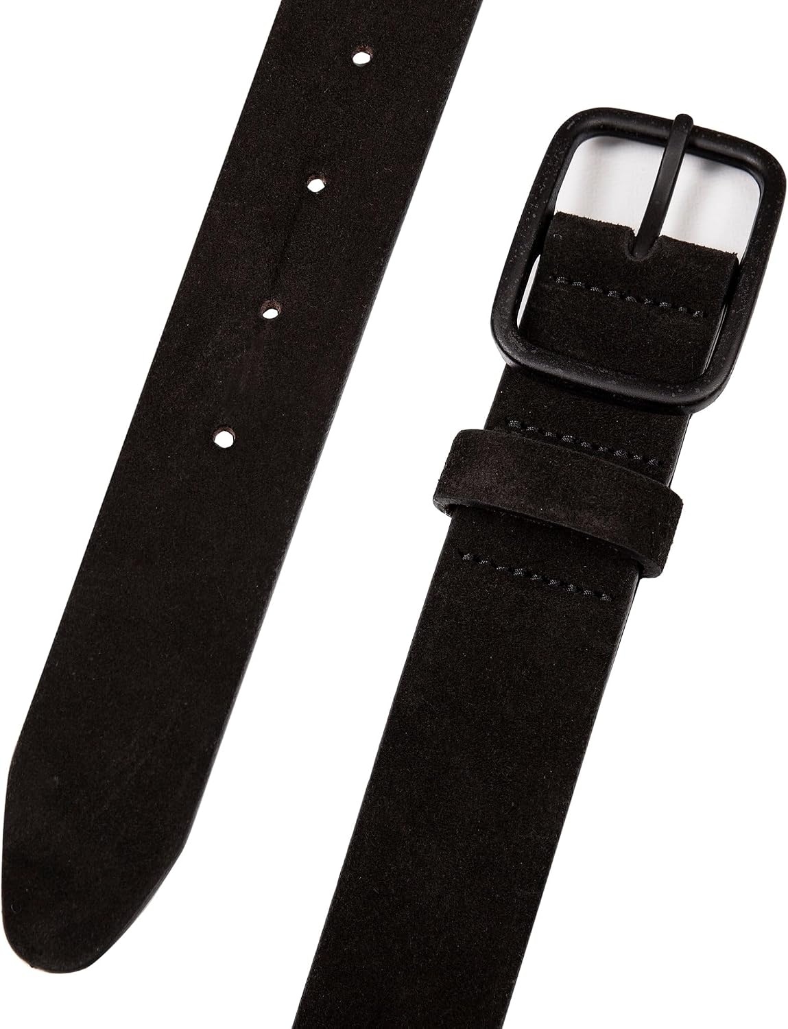 image:imageLucky Brand Mens Jeans Leather Belt Classic Casual Dress Everyday American Heritage Genuine Leather Metal BuckleDistressed Suede Black