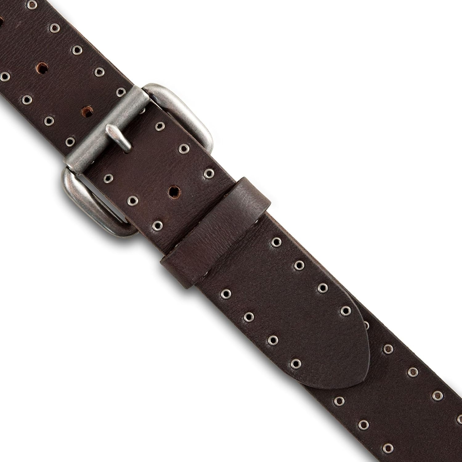 image:imageLucky Brand Mens Jeans Leather Belt Classic Casual Dress Everyday American Heritage Genuine Leather Metal BuckleEyelet Leather Brown