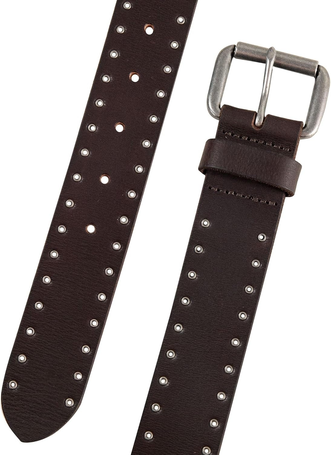 image:imageLucky Brand Mens Jeans Leather Belt Classic Casual Dress Everyday American Heritage Genuine Leather Metal BuckleEyelet Leather Brown