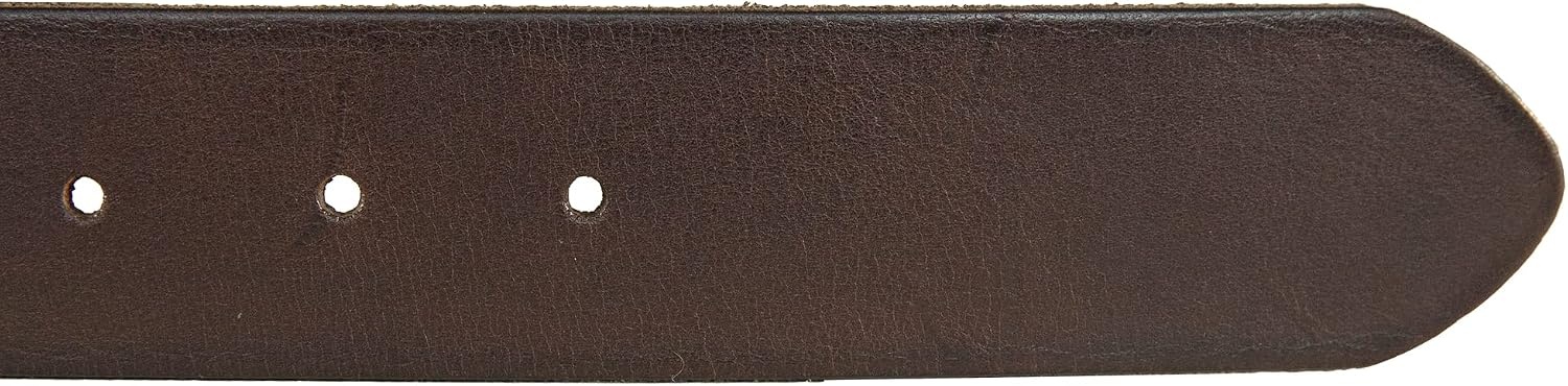 image:imageLucky Brand Mens Jeans Leather Belt Classic Casual Dress Everyday American Heritage Genuine Leather Metal BuckleRoller Buckle With Rivets Brown