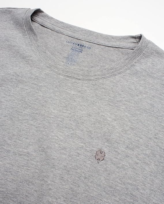 image:imageLucky Brand Mens Long Sleeve Tee Shirts 2 Pack Cotton Blend Shirts Upgrade your everyday essentials with the Lucky Brand Mens Long Sleeve Tee Shirts 2Pack these full sleeve tshirts men areWhiteHeather Grey