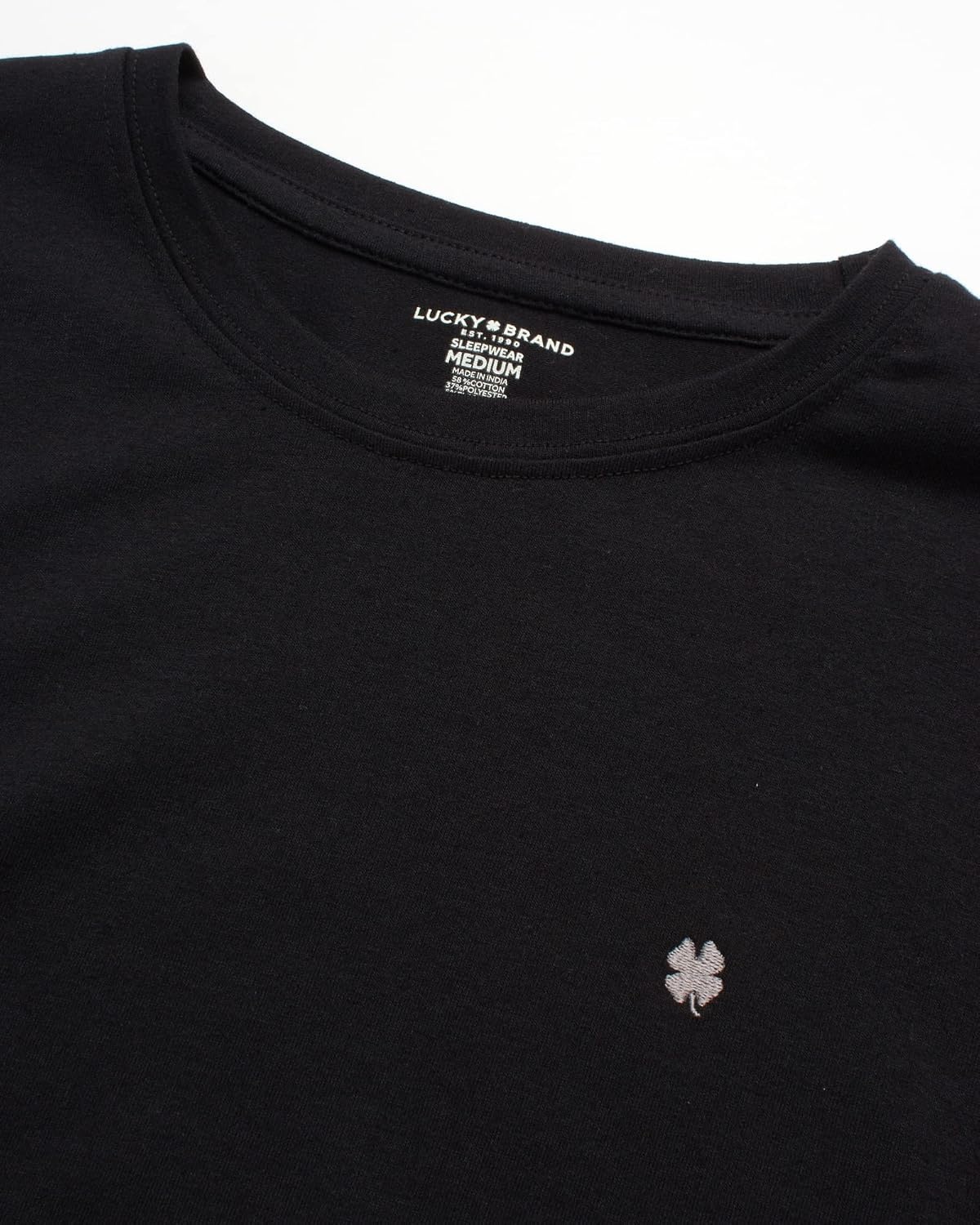 image:imageLucky Brand Mens Long Sleeve Tee Shirts 2 Pack Cotton Blend Shirts Upgrade your everyday essentials with the Lucky Brand Mens Long Sleeve Tee Shirts 2Pack these full sleeve tshirts men areCharcoalJet Black