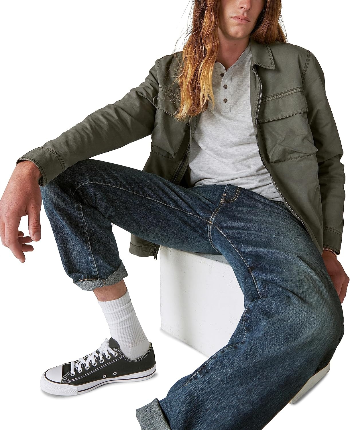 image:imageLucky Brand Mens Lucky Brand Mens Fleece Lined Shirt JacketRaven