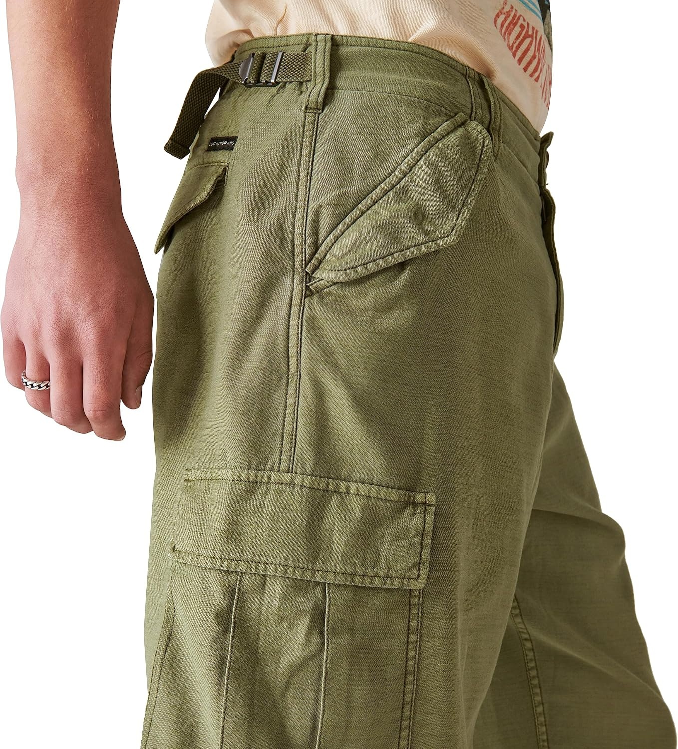 image:imageLucky Brand Mens Lucky Brand Mens Surplus Cargo PantDeep Lichen Green