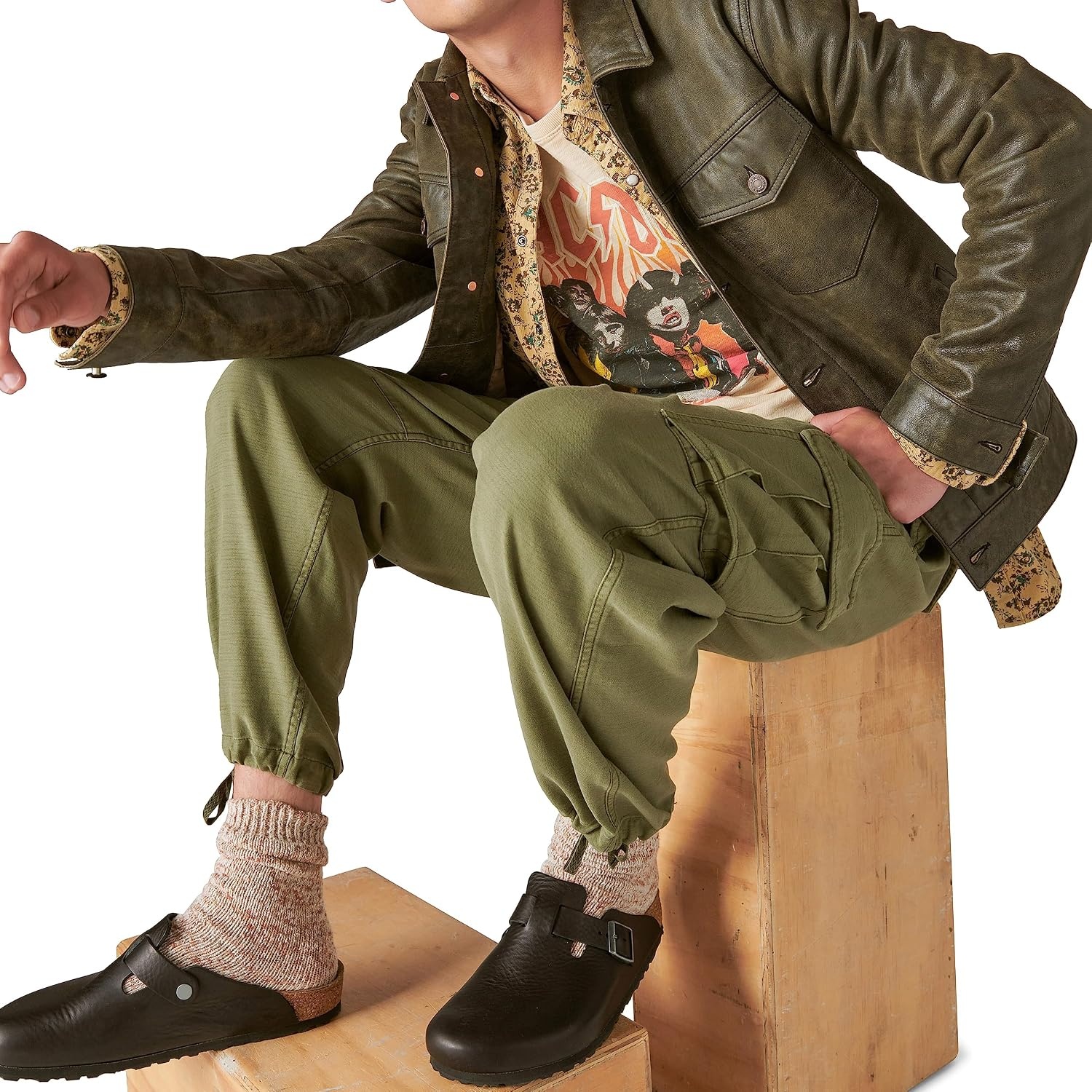 image:imageLucky Brand Mens Lucky Brand Mens Surplus Cargo PantDeep Lichen Green