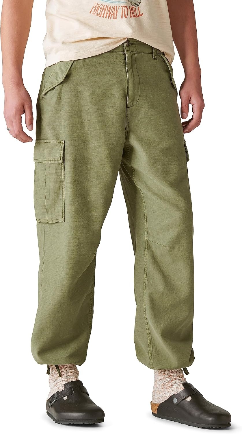 image:imageLucky Brand Mens Lucky Brand Mens Surplus Cargo PantDeep Lichen Green