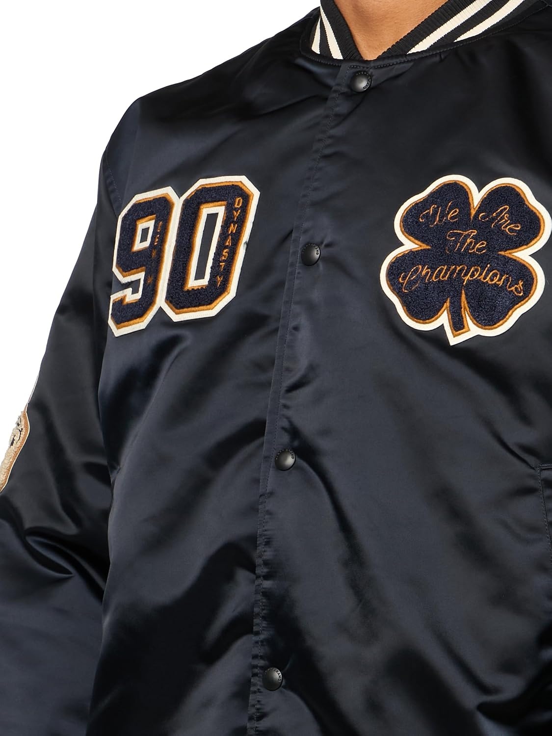 image:imageLucky Brand Mens Lucky Varsity JacketCaviar