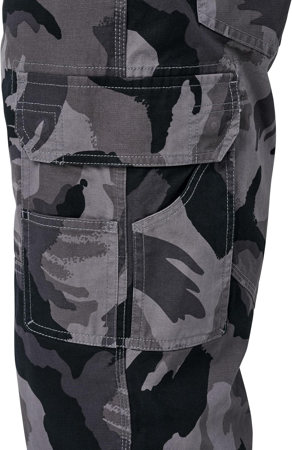 image:imageLucky Brand Mens Mens Broken Canvas Camo Cargo Work Pant with Inner Waist DrawstringBlack