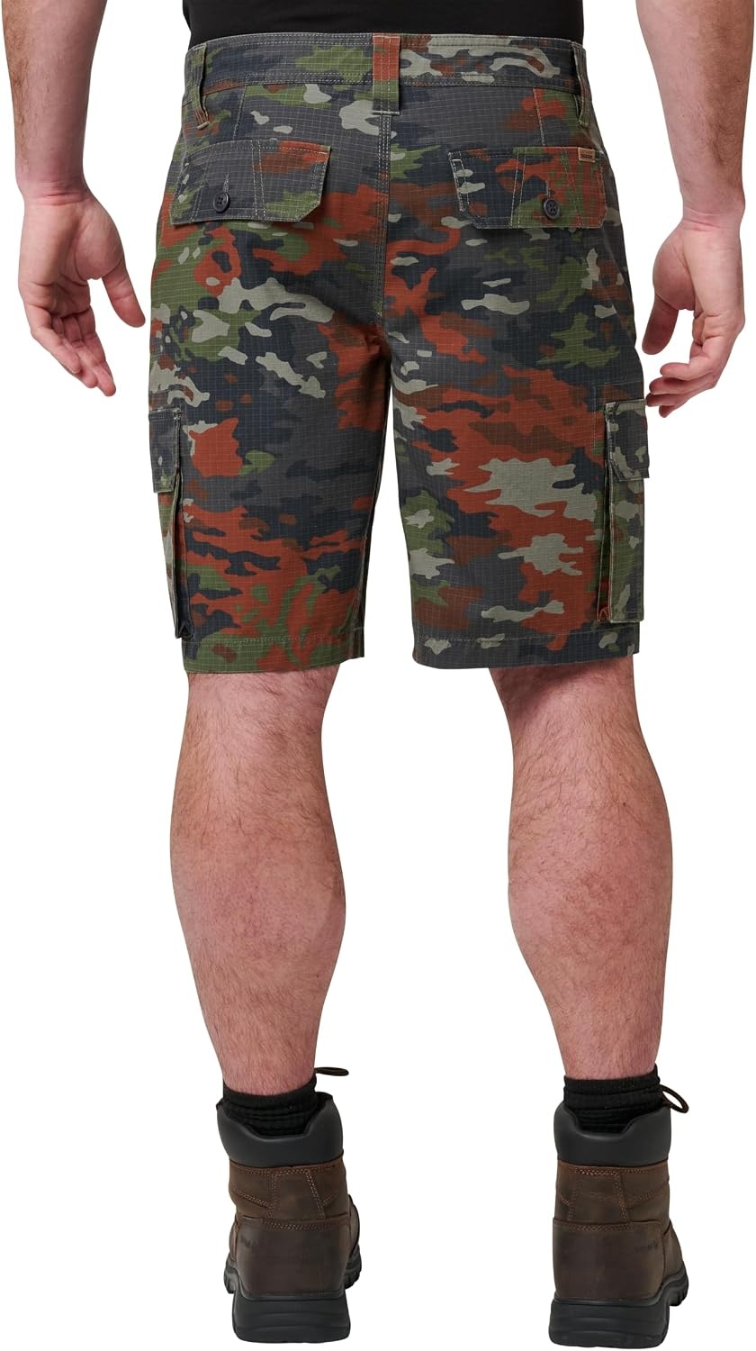image:imageLucky Brand Mens Mens Camo Ripstop Cargo Work ShortIron