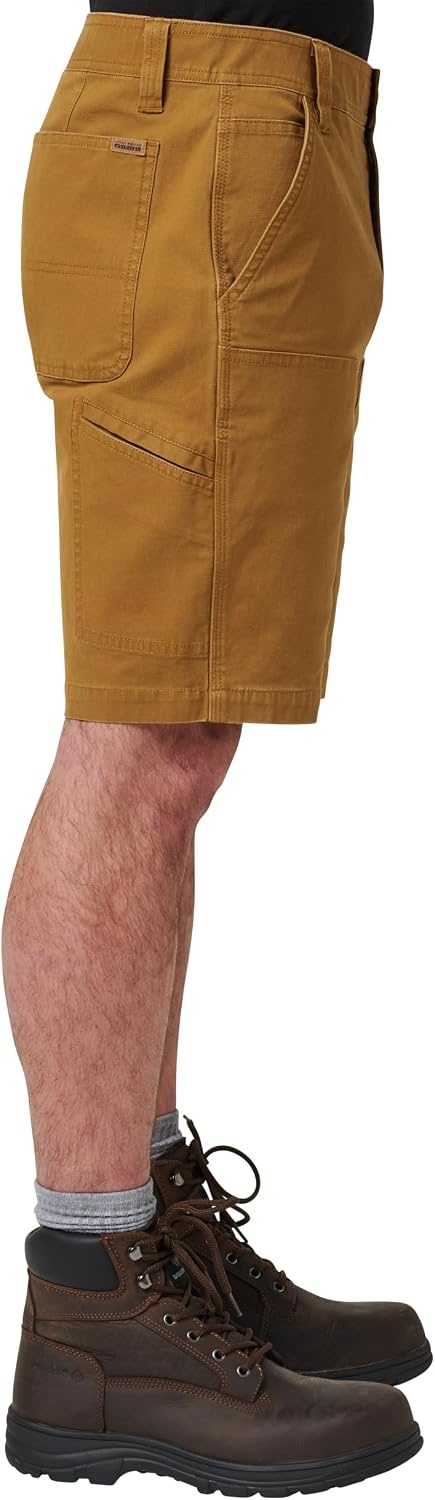 image:imageLucky Brand Mens Mens Double Front Panel Canvas Work Short with Comfort WaistLt Bronze