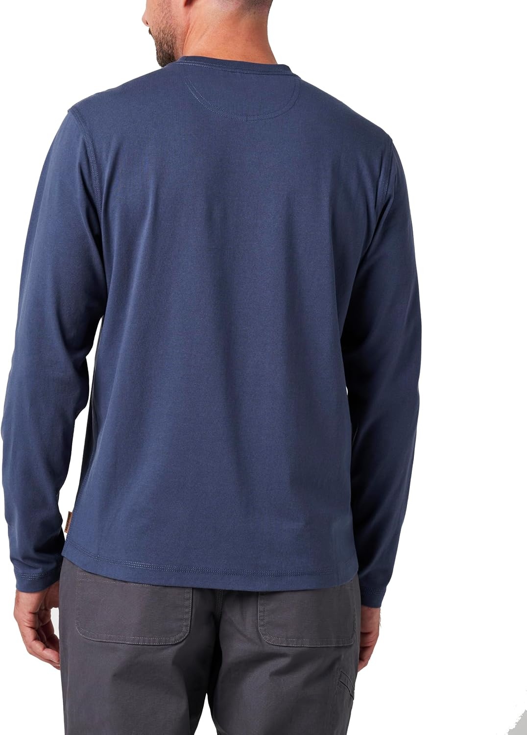 image:imageLucky Brand Mens Mens Long Sleeve Core Logo TShirtWorkwear Blue
