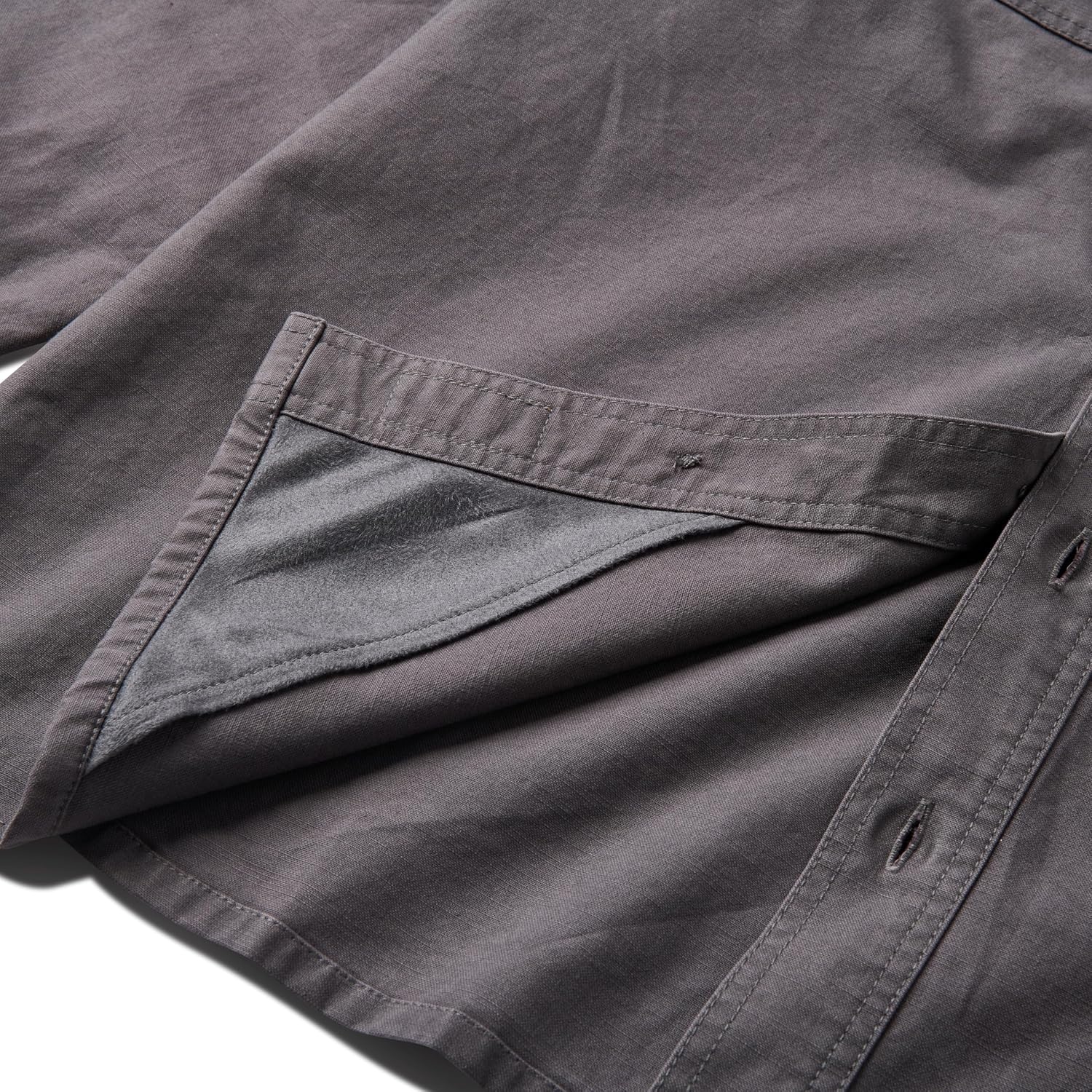 image:imageLucky Brand Mens Mens Long Sleeve Slub Canvas Work ShirtIron