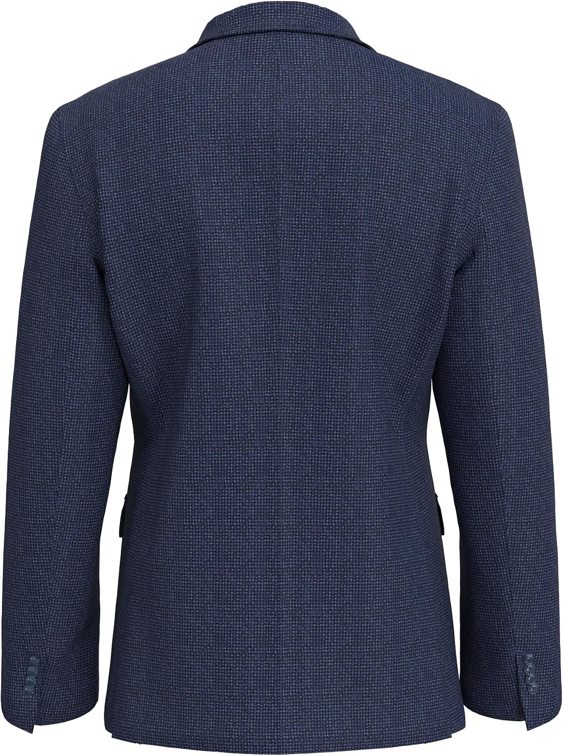 image:imageLucky Brand Mens Navy Seersucker Plaid Sportcoat Slim Fit Unstructured 2Button Notch Collar