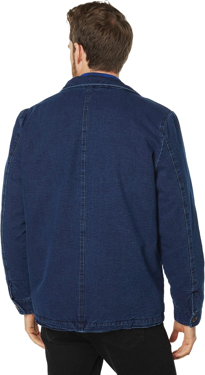 image:imageLucky Brand Mens Sherpa Lined Indigo Shirt Jacket 419 Indigo