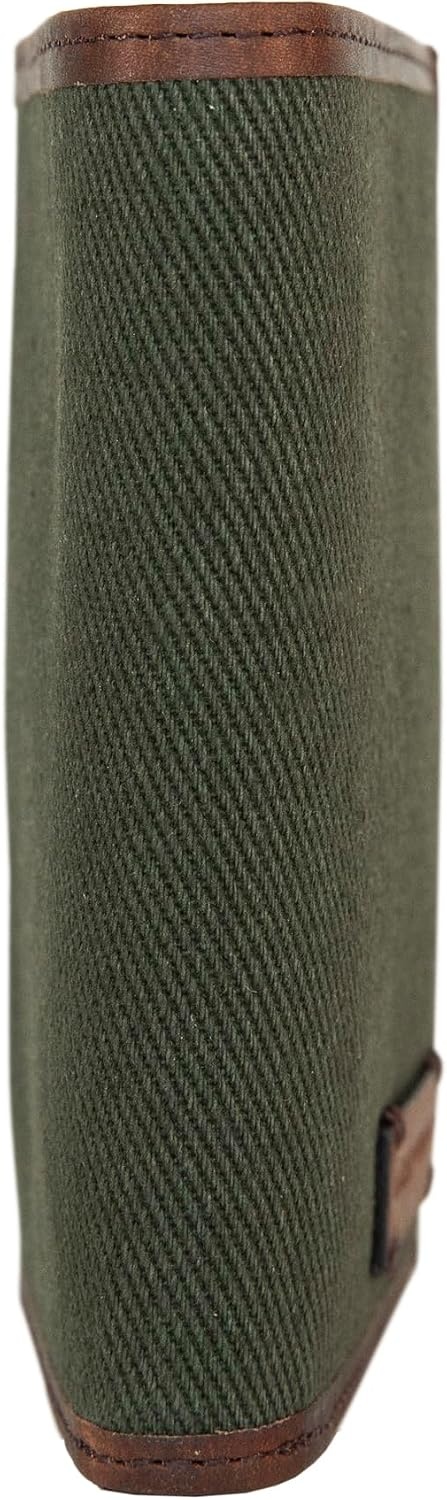 image:imageLucky Brand Mens Smooth Leather Trifold Wallet with RFID Blocking Lining 6 Card Slots and Large Bill Pocket BlackCanvasLeather Olive