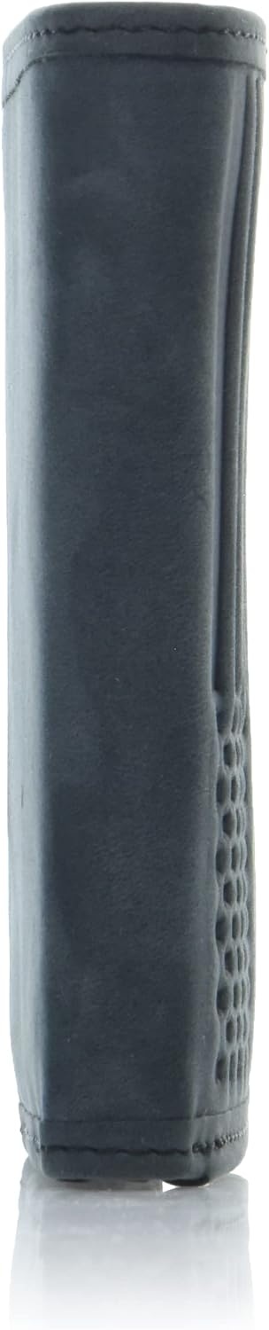 image:imageLucky Brand Mens Smooth Leather Trifold Wallet with RFID Blocking Lining 6 Card Slots and Large Bill Pocket BlackFlag Embossed Leather Black
