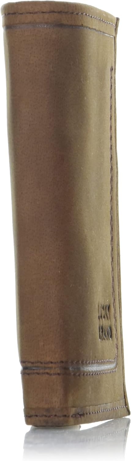 image:imageLucky Brand Mens Smooth Leather Trifold Wallet with RFID Blocking Lining 6 Card Slots and Large Bill Pocket BlackGrooved Leather Brown