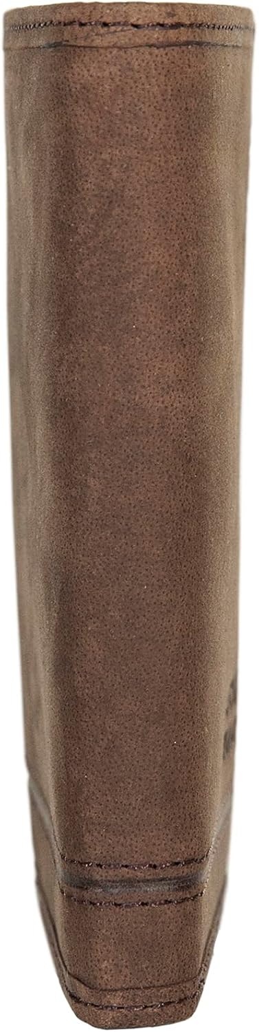 image:imageLucky Brand Mens Smooth Leather Trifold Wallet with RFID Blocking Lining 6 Card Slots and Large Bill Pocket BlackGrooved Leather Brown