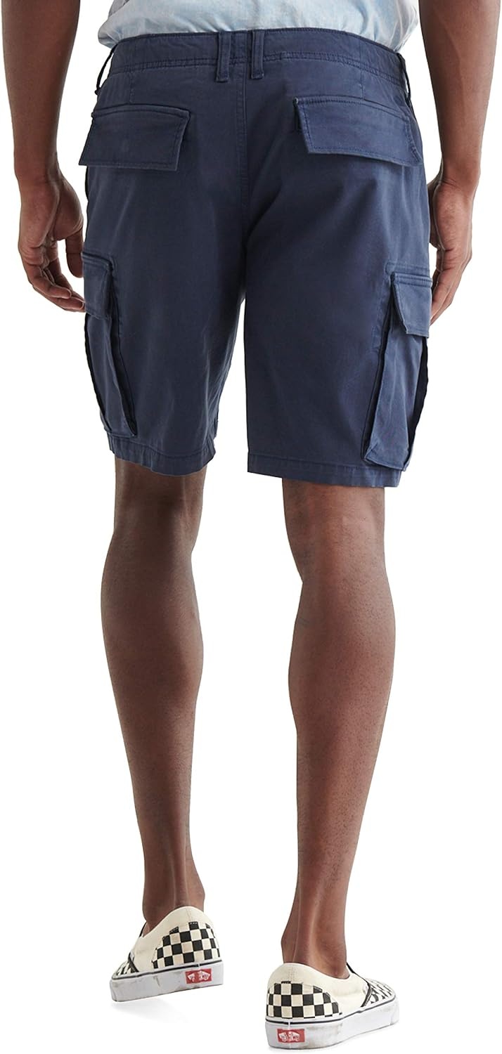 image:imageLucky Brand Mens Stretch Cotton Cargo ShortBlack Iris