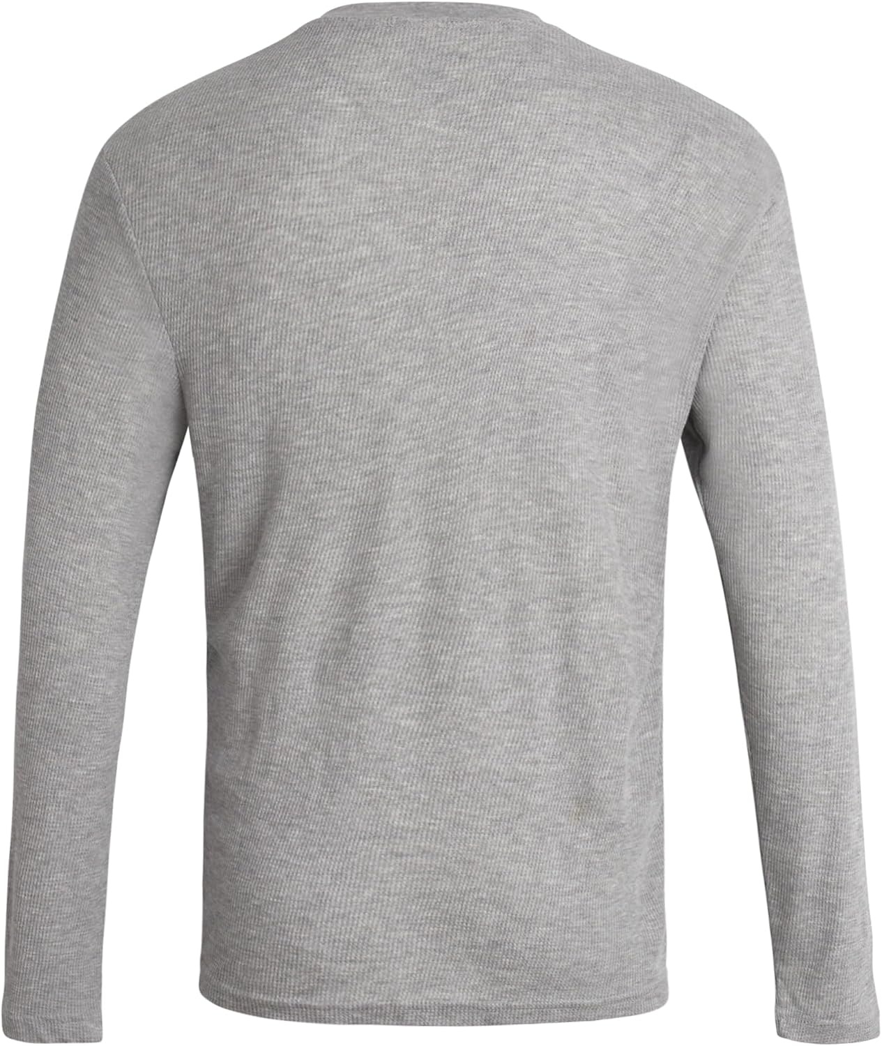 image:imageLucky Brand Mens Thermal Long Sleeve Waffle Henley Shirt Pajama Sleepwear TagFree Comfort 3Button Henley Placket Waffle Knit Thermal Fabric Ideal For LayeringLight Grey Heather