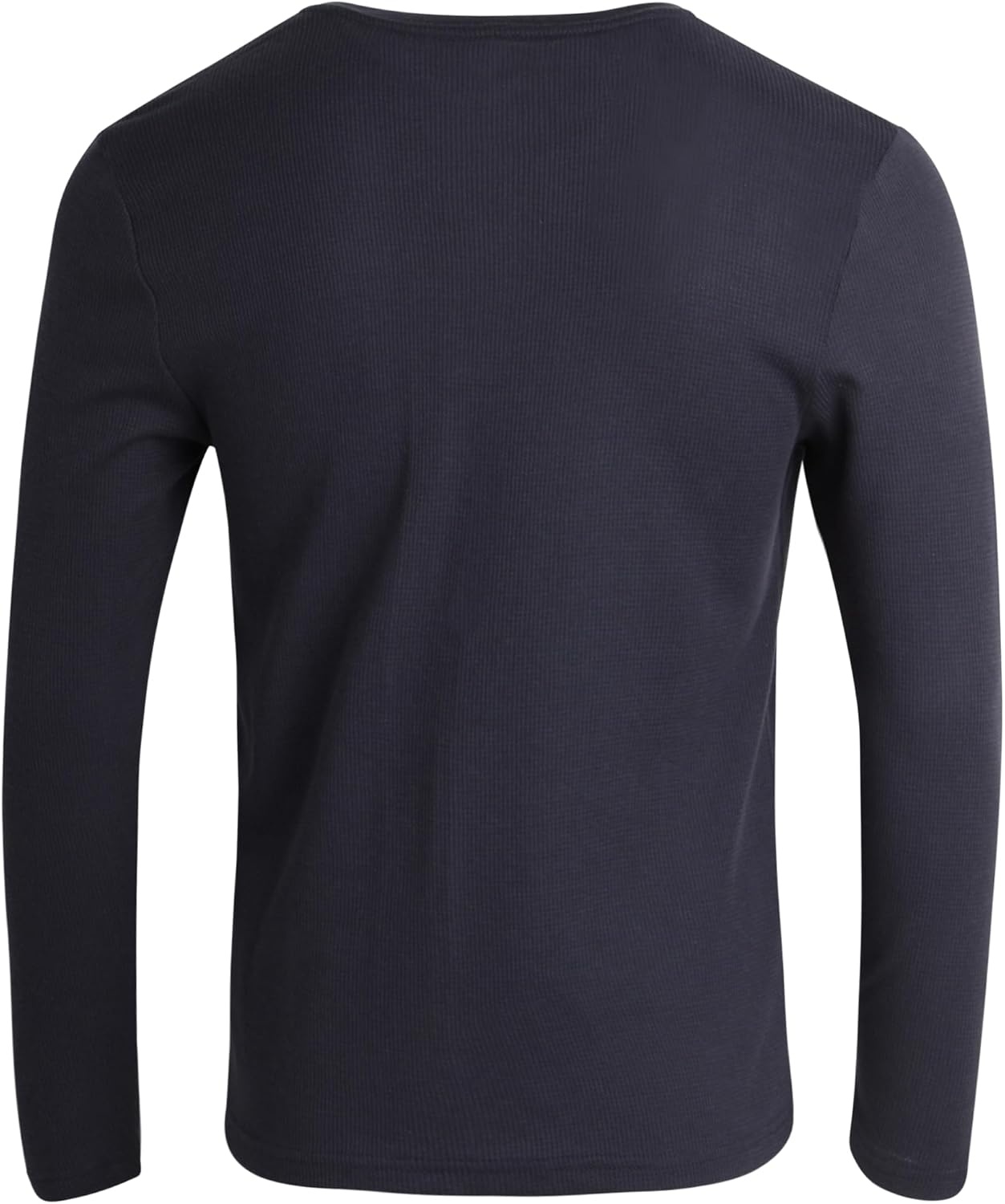 image:imageLucky Brand Mens Thermal Long Sleeve Waffle Henley Shirt Pajama Sleepwear TagFree Comfort 3Button Henley Placket Waffle Knit Thermal Fabric Ideal For LayeringMood Indigo