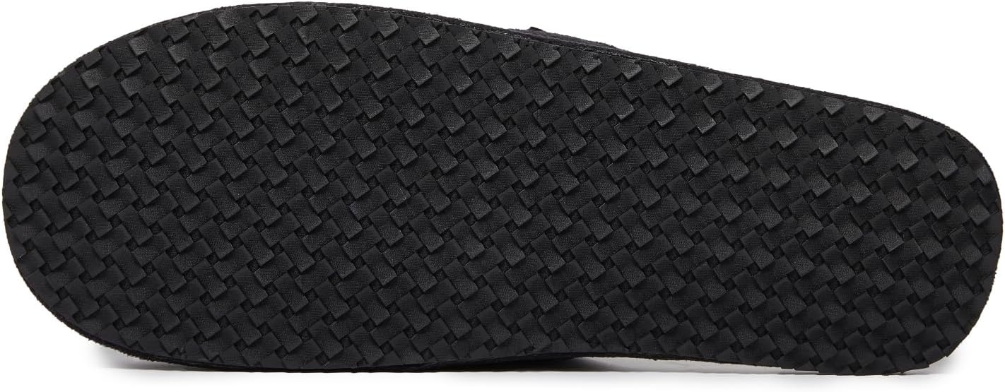 image:imageLucky Brand MicroSuede Scuff Indoor Slippers for Men with Plush LiningBlack Flap