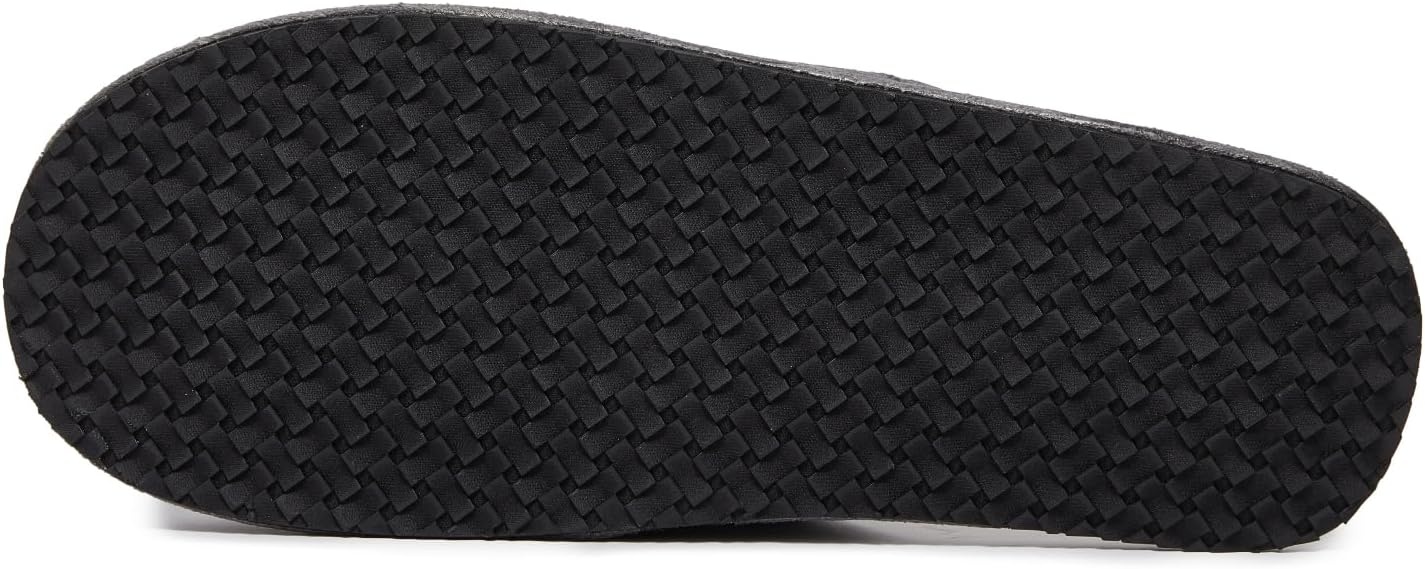 image:imageLucky Brand MicroSuede Scuff Indoor Slippers for Men with Plush LiningGrey Flap