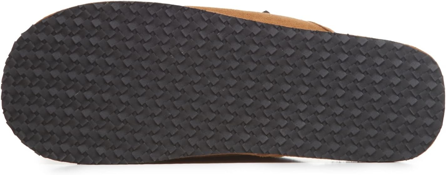 image:imageLucky Brand MicroSuede Scuff Indoor Slippers for Men with Plush LiningTan