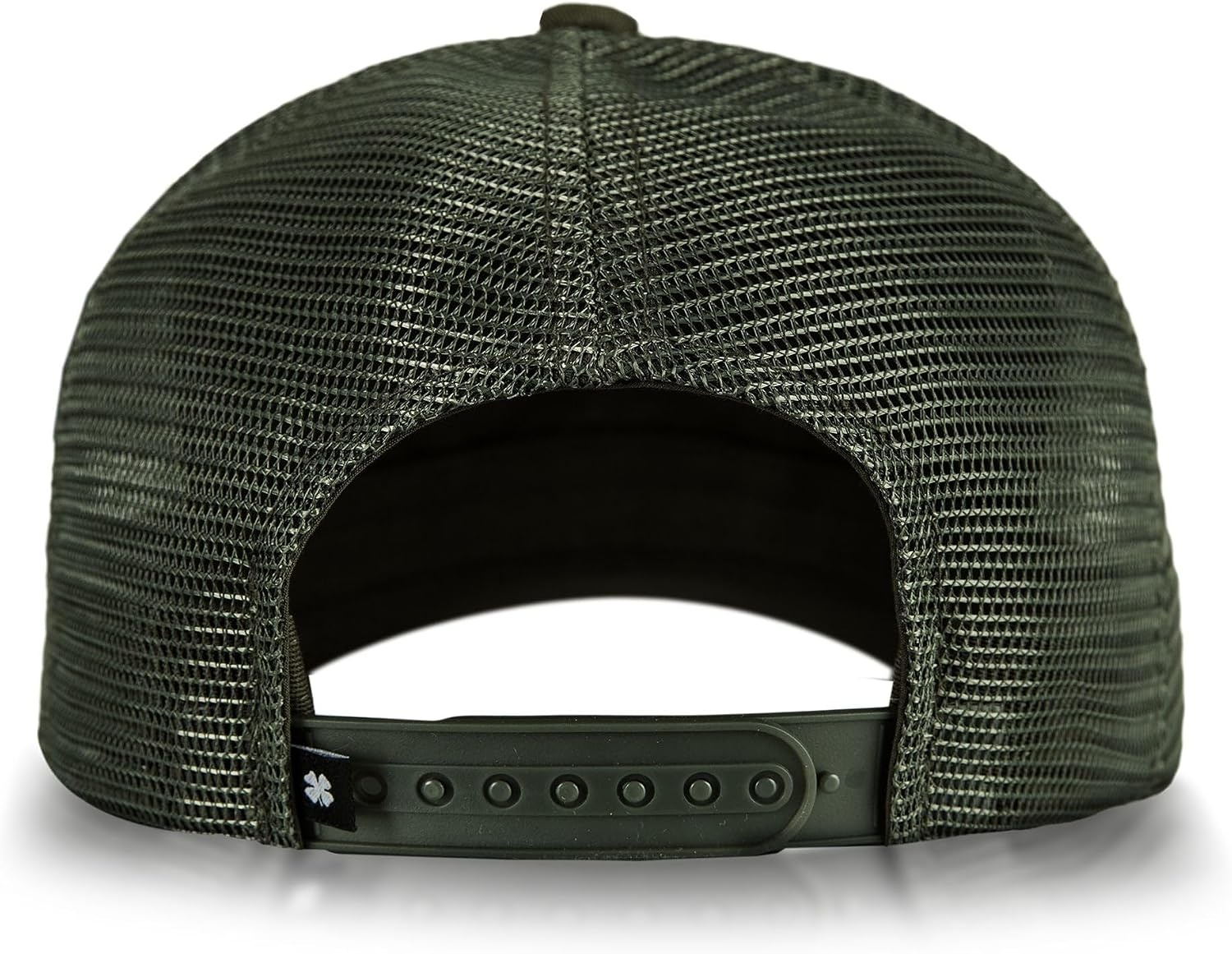 image:imageLucky Brand Trucker Hat Snapback Adjustable Mesh Back Retro Baseball Cap Golf Fishing American HeritageClover Olive