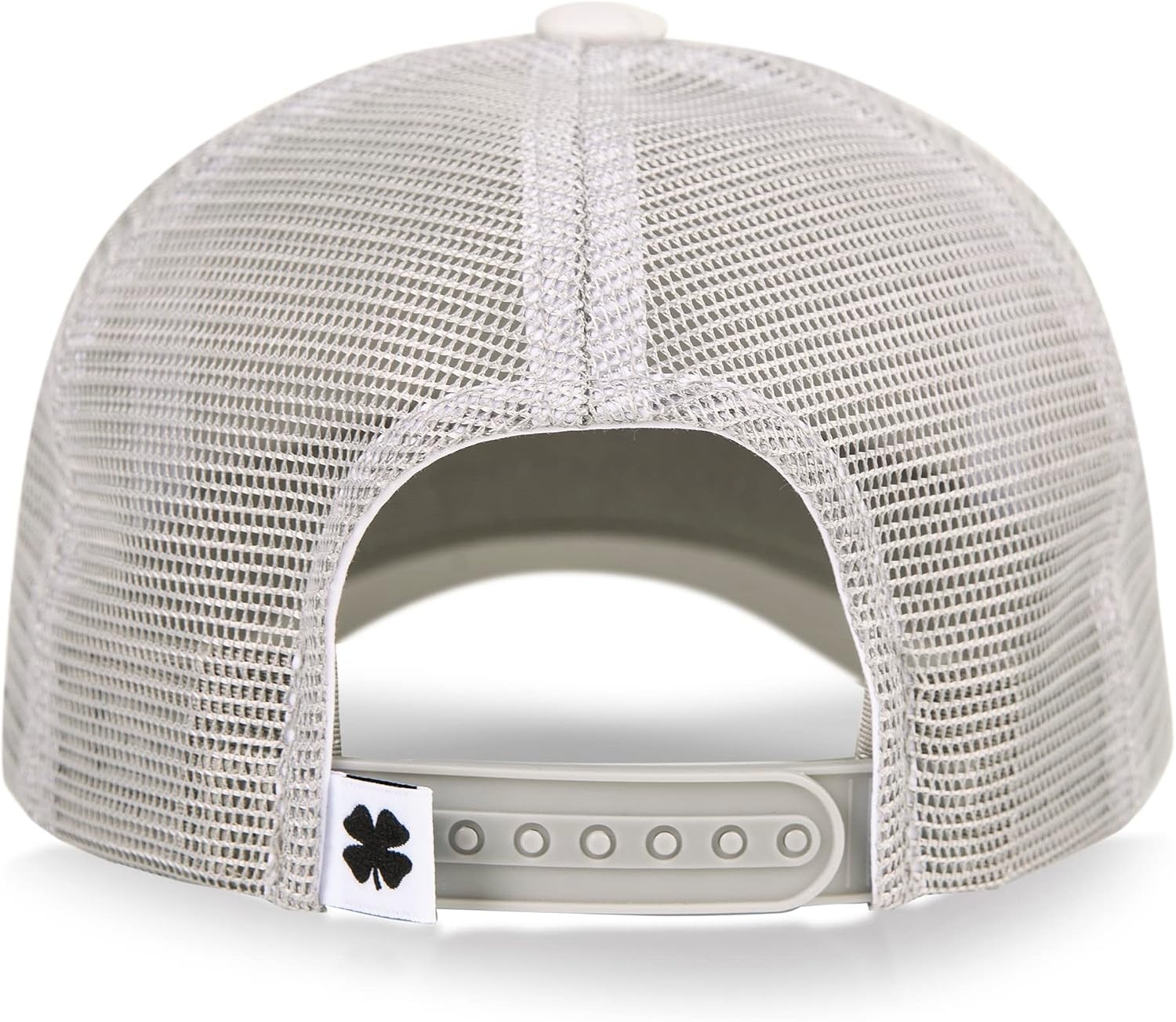 image:imageLucky Brand Trucker Hat Snapback Adjustable Mesh Back Retro Baseball Cap Golf Fishing American HeritageClover Patch Light Grey