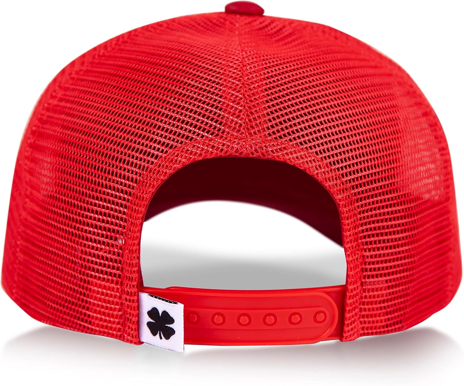 image:imageLucky Brand Trucker Hat Snapback Adjustable Mesh Back Retro Baseball Cap Golf Fishing American HeritageClover Patch Red
