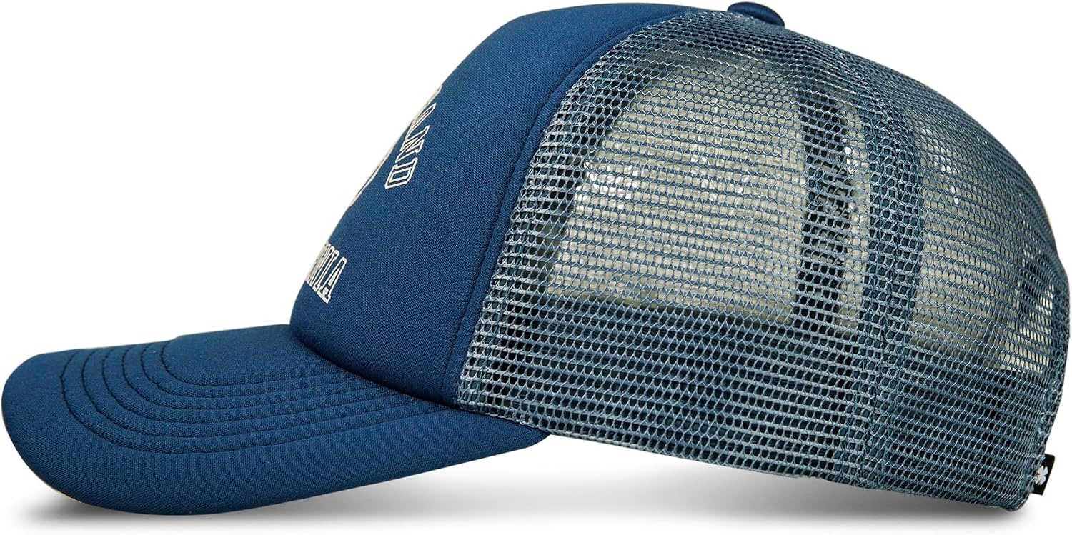 image:imageLucky Brand Trucker Hat Snapback Adjustable Mesh Back Retro Baseball Cap Golf Fishing American HeritageCollegiate Blue