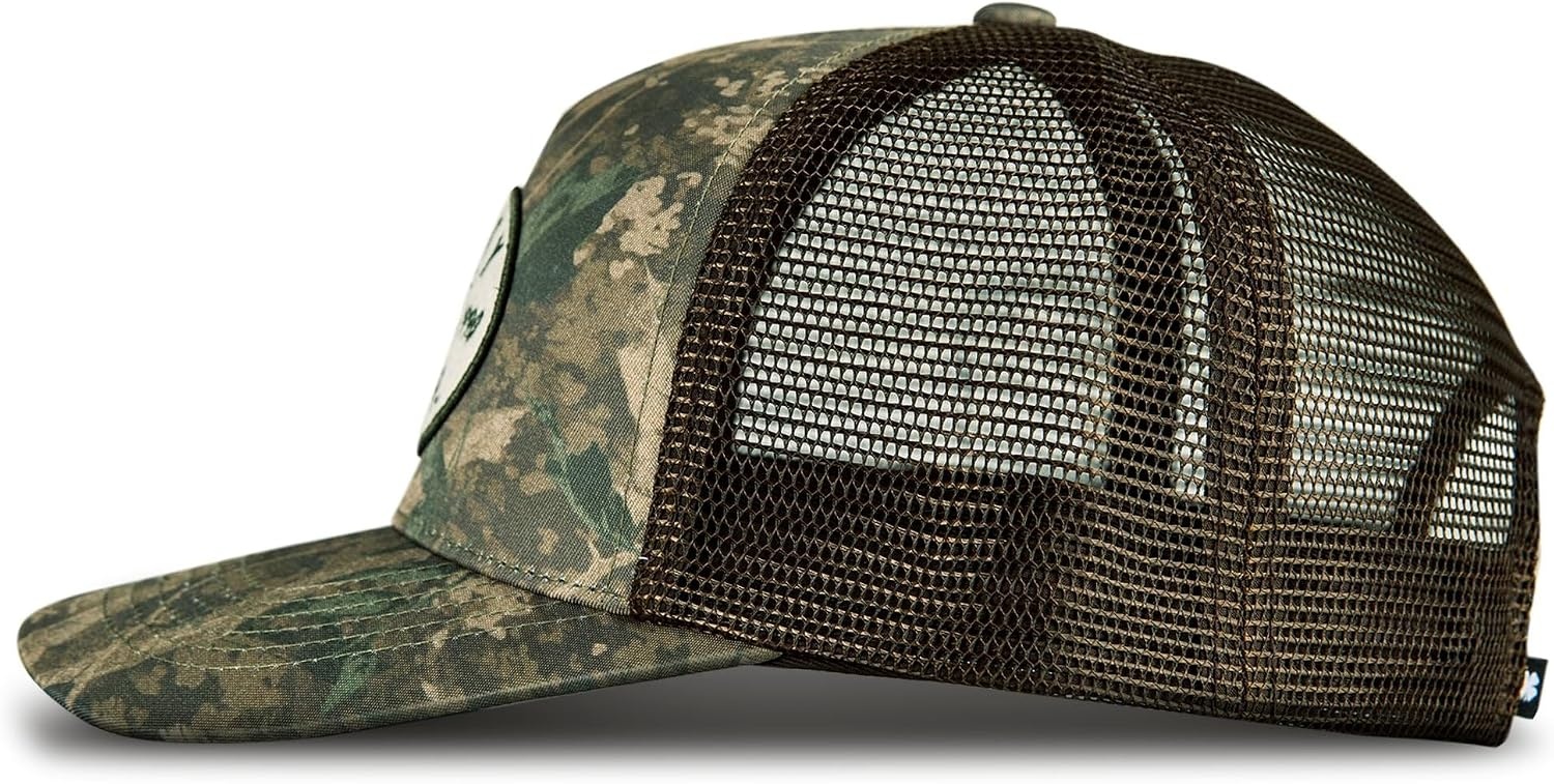 image:imageLucky Brand Trucker Hat Snapback Adjustable Mesh Back Retro Baseball Cap Golf Fishing American HeritageLa Patch Camo