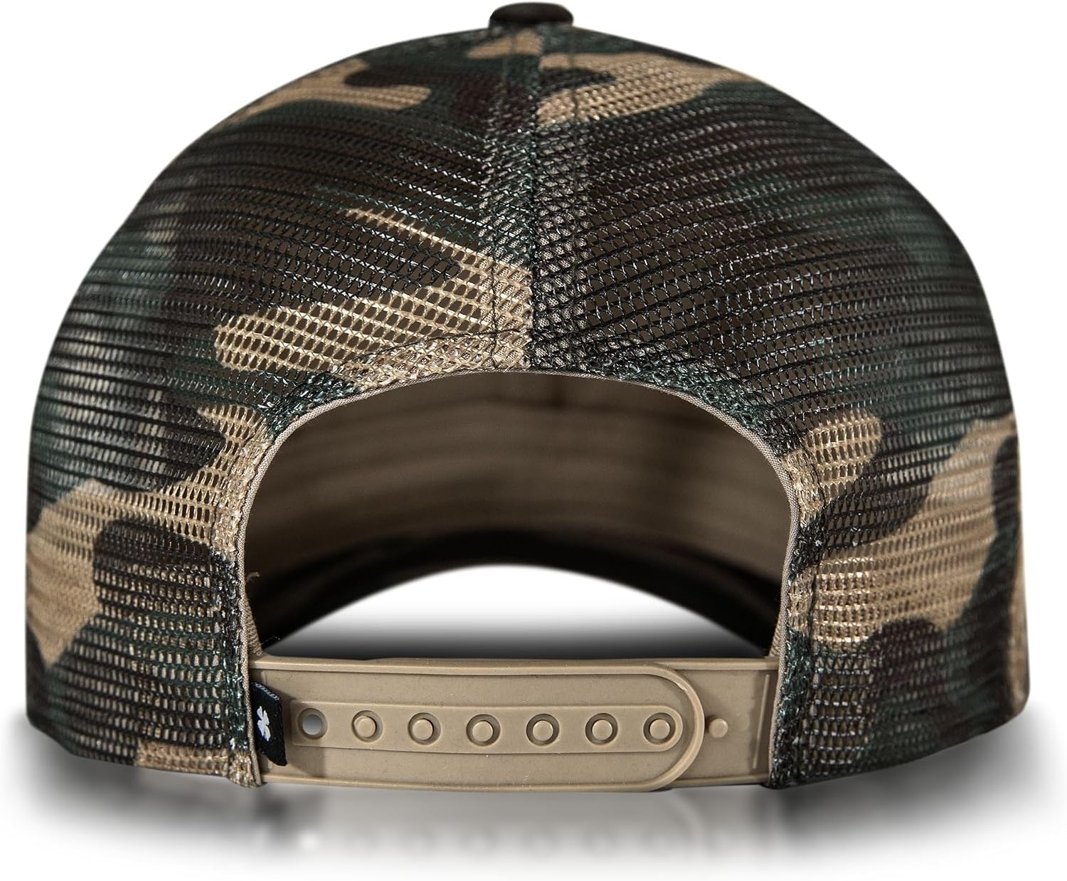 image:imageLucky Brand Trucker Hat Snapback Adjustable Mesh Back Retro Baseball Cap Golf Fishing American HeritageMesh Leather Patch Camo