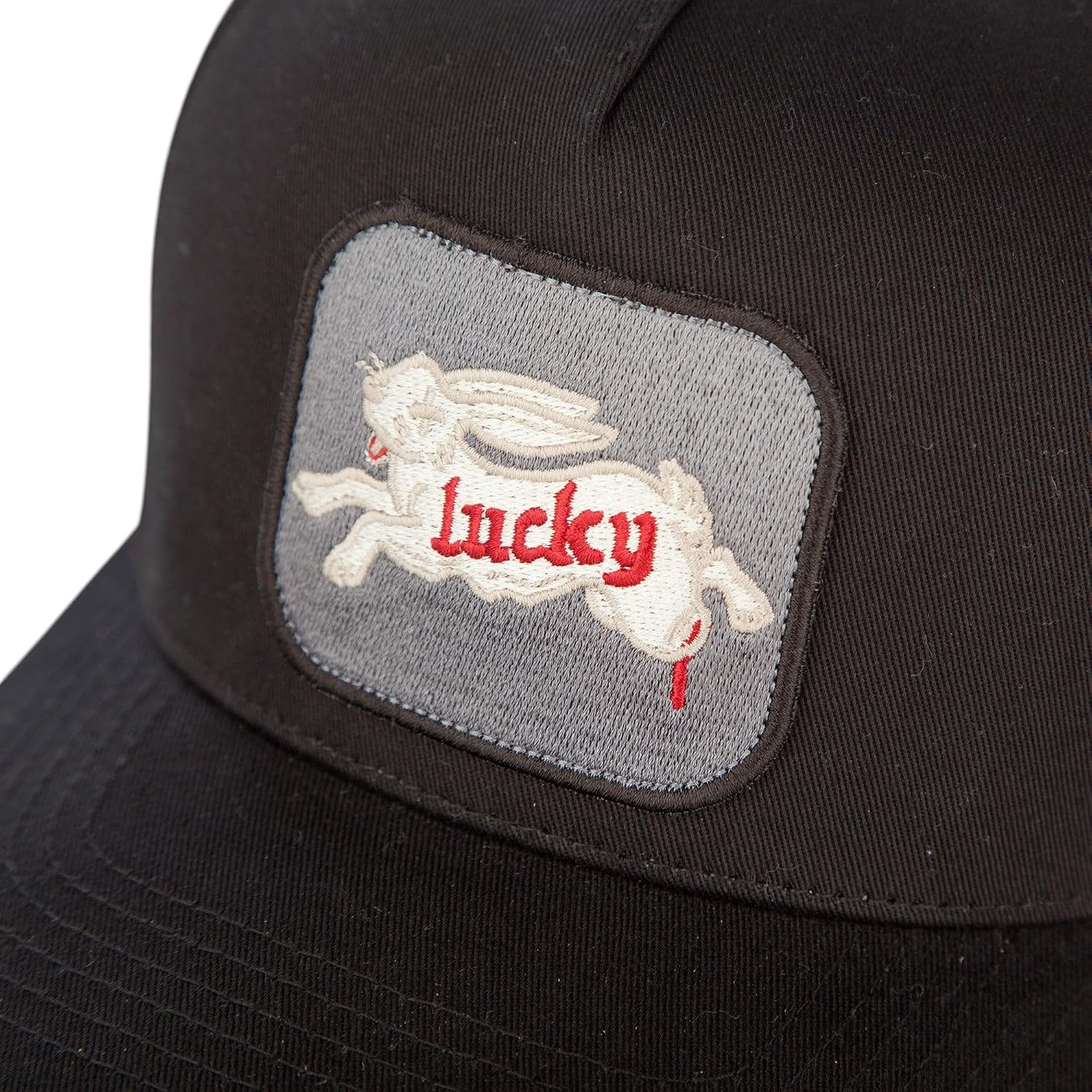 image:imageLucky Brand Trucker Hat Snapback Adjustable Mesh Back Retro Baseball Cap Golf Fishing American HeritageRabbit Foot Black