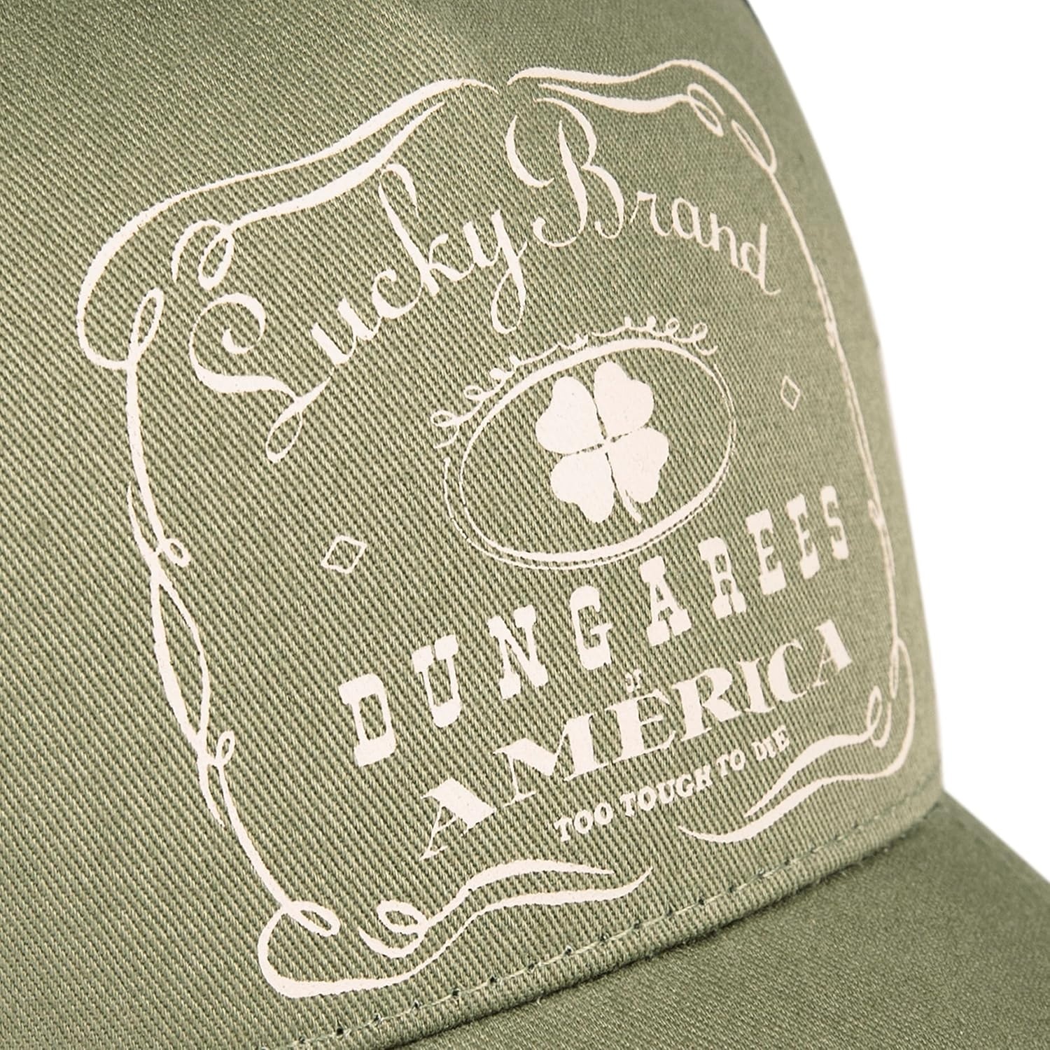 image:imageLucky Brand Trucker Hat Snapback Adjustable Mesh Back Retro Baseball Cap Golf Fishing American HeritageVintage Trucker Moss