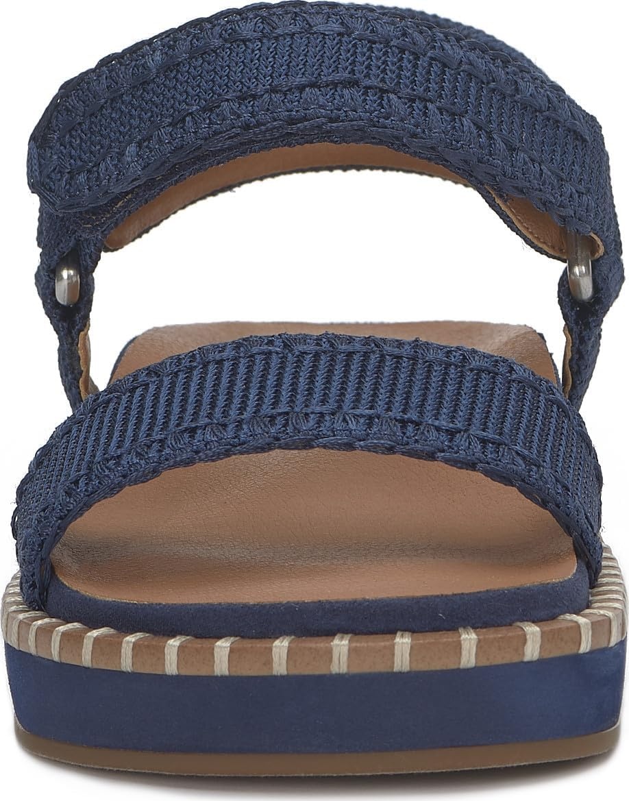 image:imageLucky Brand Ullaniah Platform Ankle Strap SandalsDark Chambray